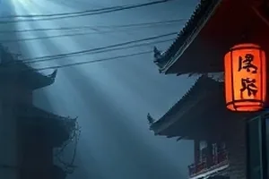 《一条街的四季》封面：同一条街在落雪与烈日下的对照画面